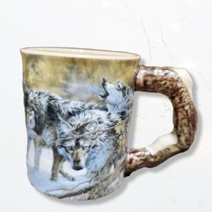 Wild Wings Wolves 3D Mug by Lee Kromschroeder